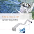thumbnail image 2 of 8Ft 2.4M Fishing Net Bait Easy Throw Hand Cast 3/4 inch Strong Nylon Mesh + Sinker, 2 of 8