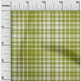 thumbnail image 2 of oneOone Cotton Silk Green Fabric Tartan Craft Projects Decor Fabric Printed By The Yard 42 Inch Wide-8397, 2 of 4