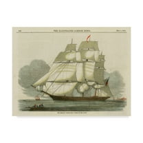 Trademark Fine Art 'Antique Clipper Ship II' Canvas Art by Vision Studio