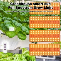 Full Spectrum Plants Grow Light Auto On/Off LED Lamp Sunlight Quantum Grow Lamp 2 Skewers
