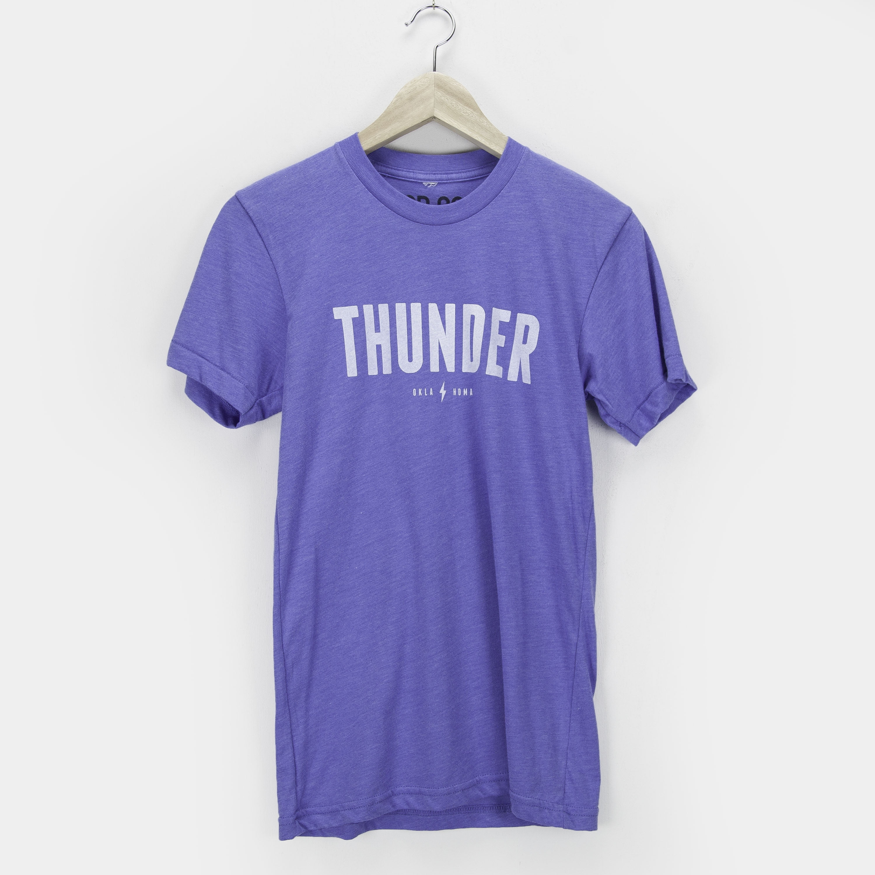 Unisex Men and Women Thunder Tee Shirt OKC Oklahoma City Adult True Royal Triblend by Shop Good by Shop Good