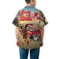 thumbnail image 5 of Be My Valentine's Belgian Malinois Truck Full of Love Flower Balloon Hawaiian Shirt Breathable Summer Unisex Merch Sheepdog Dog Lover Gifts - 02029, 5 of 6