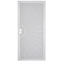 Grisham  Steel Security Door,36'' x 80'' Steel Security Screen Doors (810 White)