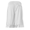 thumbnail image 3 of Ma Croix Mens Heavy Mesh Shorts with Zipper Pockets Basketball Elastic Gym Athletic Sportwear, 3 of 7