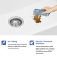 thumbnail image 5 of Logmey 32 x 19 Inch Undermount Quartz Composite Workstation Sink Single Bowl Depth 8 Inch White Kitchen Sink, 5 of 10
