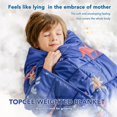 thumbnail image 3 of Manta refrescante Topcee Weighed Blanket, 3,2 kg, 100 x 150 cm, 40-60 libras, 3 of 6