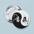 thumbnail image 3 of CafePress - Bike Ski Yin Yang Button - 3.5" Button, 3 of 3