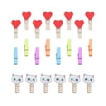 thumbnail image 6 of Masteelf 120 Pcs  Colorful Photo Sealing Clamps Home Heart Clips Photo Wall Decorations, 6 of 8