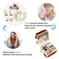 thumbnail image 4 of Ladybird Travel Portable Square Jewelry Stand - Earring Organizer, Earring Holder, and Jewelry Box - Suitable for Girls and Women, 4 of 6
