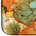 thumbnail image 4 of Carolines Treasures 8959DDM Abstract Flowers Teal and orange Dish Drying Mat 14 x 21" multicolor, 4 of 7
