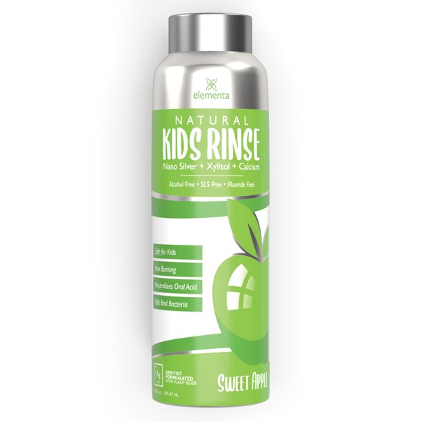 Elementa Silver - Nanosilver Kids Mouth Rinse 20 fl oz. - Sweet Apple ...