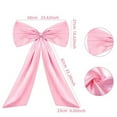 thumbnail image 4 of 1pc, X-Large Bow Decoration -  (24x36 Inches) Elegant Large Ribbon-like Backdrop for Wedding, Birthday Party, Christmas Decor - Party Decorations, Festive Decorative, 4 of 5