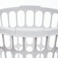 thumbnail image 4 of Starplast 1-Bushel Round Laundry Basket, White, Adult, 4 of 6