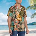 thumbnail image 5 of Balery Men'S Summer Hawaiian Shirts Short-Sleeve Design Name Printed Casual Shirts - Size Name, 5 of 9