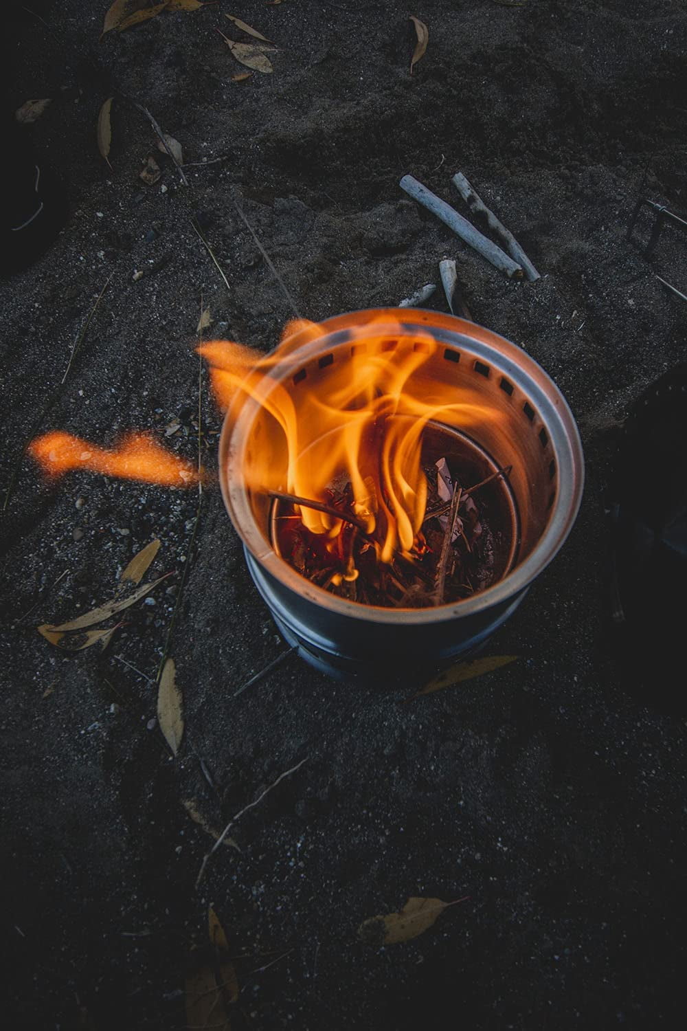 GasOne Portable Wood Camping Stove with Grill Grid