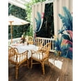 thumbnail image 5 of nqOlkjepod Outdoor Curtains for Patio Waterproof, Summer Tropical Leaves Outdoor Privacy Panels Grommet, Farmhouse Botanical Plants Blackout Outside Curtains for Porch/Cabana 54"x95", 1 Panel, 5 of 8