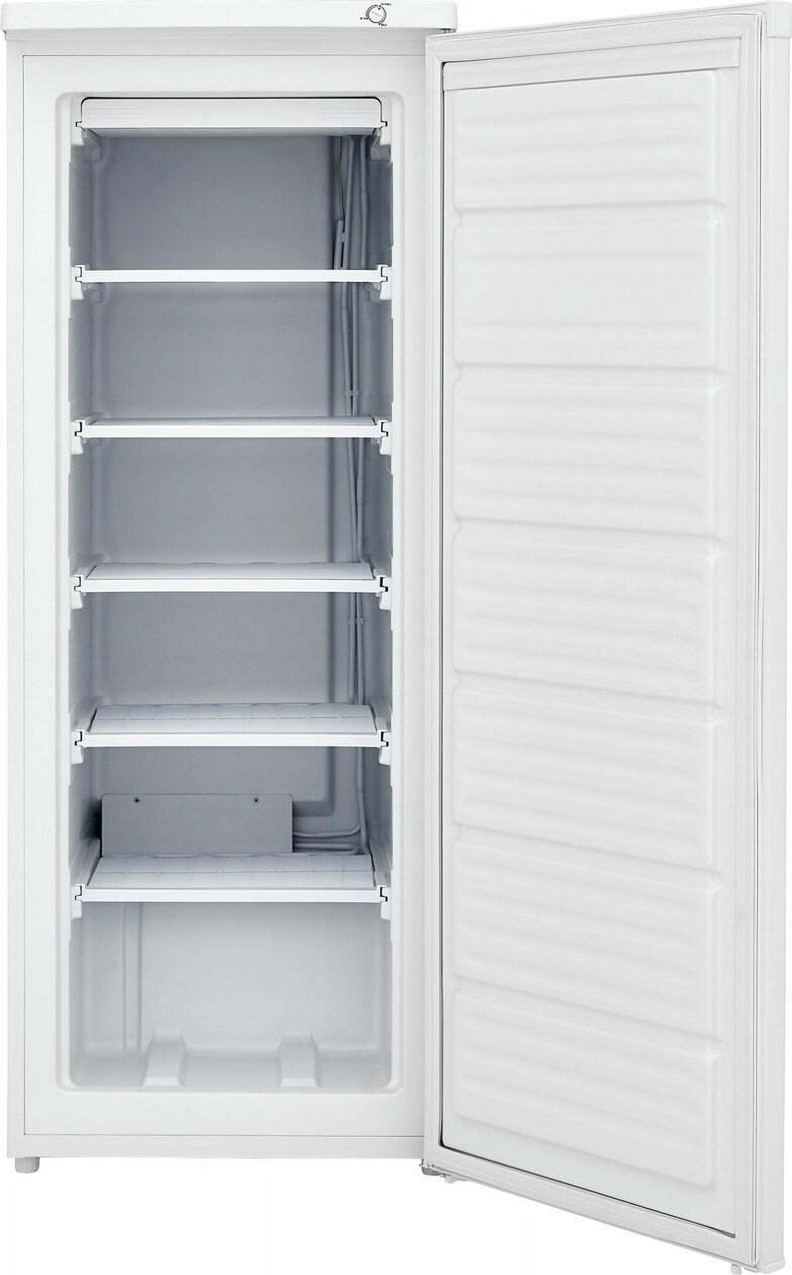 Frigidaire 6.0 cu ft Space-saving Upright Freezer, White