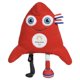 thumbnail image 1 of Sombrero Frigio Rojo JShteea Mascota Felpa Juegos Paralímpicos París 2024 24 Cm, 1 of 9