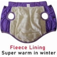 thumbnail image 2 of 1Piece 2 Layers Fleece Lined Warm Dog Jacket for Puppy Winter Cold Weather,Soft Windproof Small Dog Coat, 2 of 9