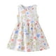thumbnail image 1 of Odeerbi Niñas Verano Tanque Vestido Floral Sol Vestido Bebé Gráfico Imprimir Vestido Sin Mangas A-Line, 1 of 4