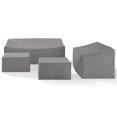 thumbnail image 4 of Crosley Brands MO75012-GY 4 Piece Sectional Cover Set, Gray, 4 of 9
