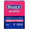 Benadryl Ultratabs Go Packs, Antihistamine Allergy Medicine Tablets with Diphenhydramine HCl, Convenient for Travel & On-The-Go Cold & Allergy Relief, 60 Packets of 2 Tablets