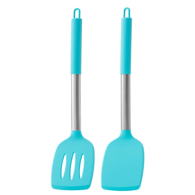 Pack Of 2 Silicone Spatulas Non Stick Pan Home Kitchen Spatulas Cooking For Egg Fish Pancakes