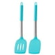 thumbnail image 1 of Paquete de 2 espátulas de silicona antiadherentes para sartenes, espátulas de cocina para huevos, pescado y tortitas., 1 of 8