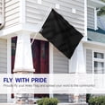 thumbnail image 2 of Anley Lot de 2 Fly Breeze Drapeau Noir Uni 3 X 5 Pieds - Drapeaux Noirs Simples en Polyester, 2 of 6