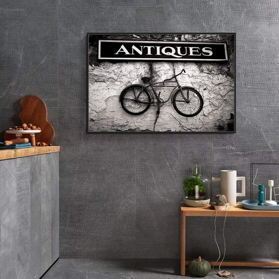 wall26 Floating Framed Canvas Wall Art for Living Room, Bedroom Black and White Landscape Canvas Prints for Home Decoration Ready to Hang - 24x36 inches