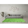 thumbnail image 3 of Ahgly Company Indoor Round Oriental Green Modern Area Rugs, 7' Round, 3 of 4