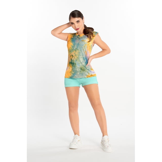 Blusa Sin Mangas Multicolor Mundo Terra 026196