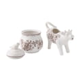 thumbnail image 5 of The Pioneer Woman Agatha Stoneware Sugar Bowl & Creamer Set, Brown, 5 of 7