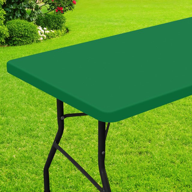 Mantel Smiry, impermeable, elástico, ajustado, 8 pies, mesa Hunter Green