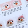 thumbnail image 3 of MesaSe Mignon Motif Pingouin Fait Main DIY Feutres de Laine Matériel de Production, 3 of 6