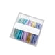 thumbnail image 1 of Qarigey Paquete de 50 bandas elásticas para el cabello para mujer, cola de caballo reutilizable, regalos para esposa, bandas para la cabeza, bandas para Type2 NO2 Qarigey AP011836-02B, 1 of 6