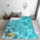 thumbnail image 5 of Fotbe Coral And Seashell On The Beach Manta de Franela Acolchonada con Estampado, Súper Suave y Esponjosa, Extra Grande para Sofá, Cama, Uso Todo el Año-40"x30", 5 of 7