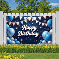 thumbnail image 6 of Decorative Design Happy Birthday Banner Star Elements Decorative Background for Birthday Party Kids Celebration Indoor Decoration, 6 of 6