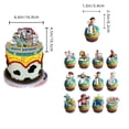 thumbnail image 3 of Toy Story Anime Woody Cartoon Birthday Party Decorations Bundle Includes Banner, 12 Mini Cupcake Toppers, 1 Large Cake Topper & 16 Latex Balloons, 3 of 4