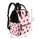 thumbnail image 2 of Disketp Strawberry Mochila de Pañales de Gran Capacidad con Múltiples Bolsillos, Mochila de Viaje Multifuncional para Bebé, Unisex, Moderna y Resistente, 2 of 6