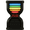 Black-LED, variant on Pomodoro Timer for Productivity, Visual Timer with Light Flow, Flip Timer 25/5 min, Custom Countdown Count-up, USB-C Rechargeable, Silent Study Timer for Kids ADHD Gift Work Classroom