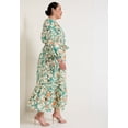 thumbnail image 3 of June & Vie Women's Plus Size Raglan  Sleeve Maxi Dress, 3 of 3