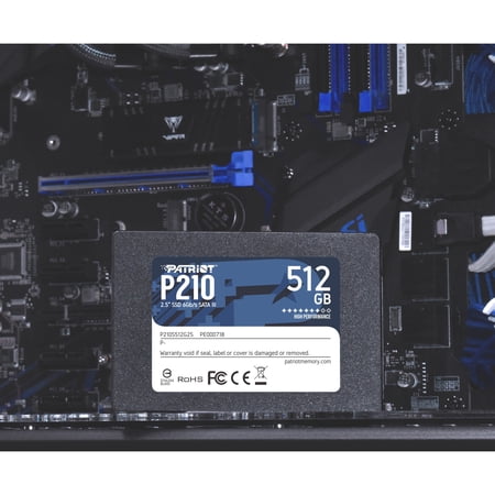 Size:512gb Patriot Memory P210 512GB SATA3 内蔵型SSD 6Gb/s 2.5インチ 7mm P210S512G25