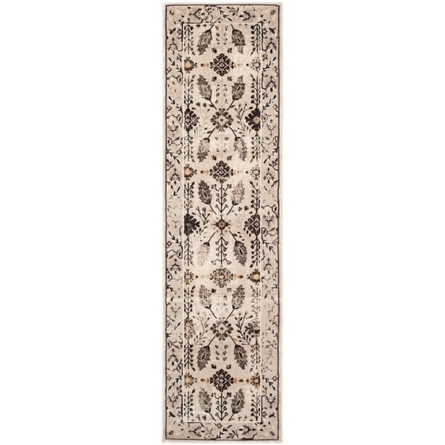 Safavieh Serenity 3'3" X 5'3" Power Loomed Rug in Creme and Brown