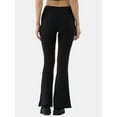 thumbnail image 3 of No Boundaries Flare Pants and 2-Pack, Women's and Women’s Plus, 3 of 6