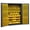 Yellow, variant on Durham 3502-186-5295 14 Gauge Flush Door Style Lockable Cabinet with 186 Blue Hook on Bins, Gray - 48 in.