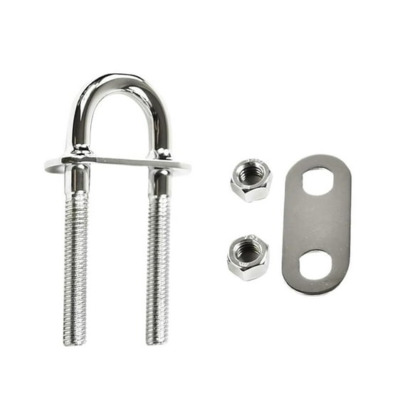MARINE CITY Boat Stern Bow Eye Tie Down U-Bolt  Stainless Steel, Corrosion-Resistant, Durable Deck Hardware for Marine Use, Boats, Yachts Pack of 1