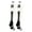#00, variant on Player Id Number Socks Over the Calf White Black (#55, Large)