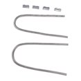 thumbnail image 1 of 44in Radiator Hose Kit with Cap Clamp Stainless Steel Efficient Flexible Rustproof Radiator Flexible Coolant Hose Kit Universal Fit Coolant Water Hose Kit, 1 of 7