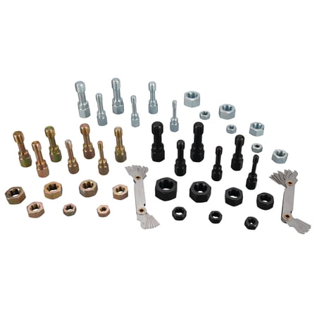 Performance Tool W8660 42 pc. Master Thread Restorer Kit: Includes Metric/SAE UNC/UNF Discs, Tap Dies, and Thread Gauges to Restore Stripped or Damaged Nuts and Bolts